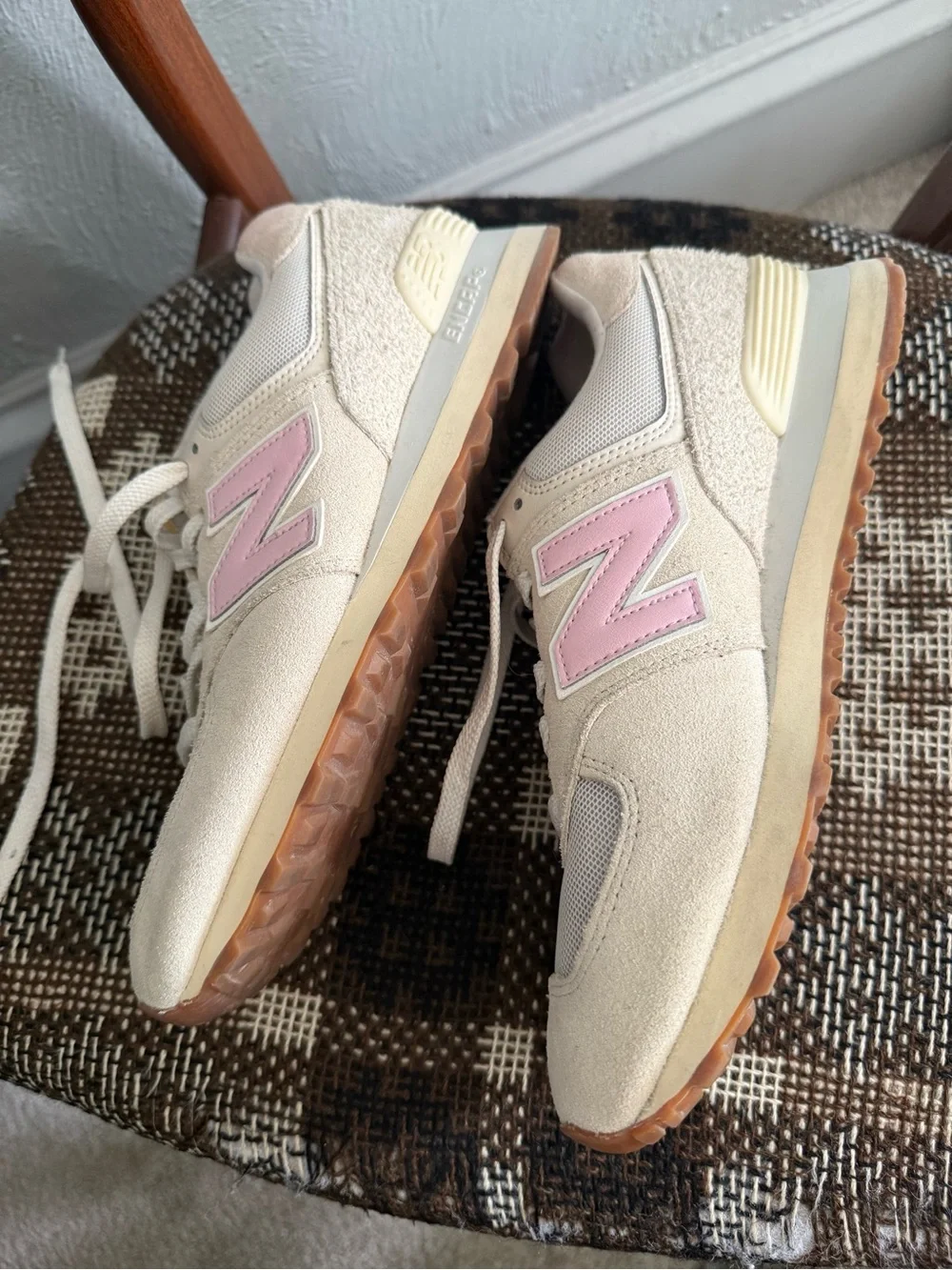 New Balance Wmns 574 'Linen Century Pink Gum 9.5
